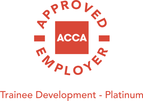 ACCA Approved Employer — Trainee Development, Platinum. Awarded to AONE Chartered Accountants LLC.