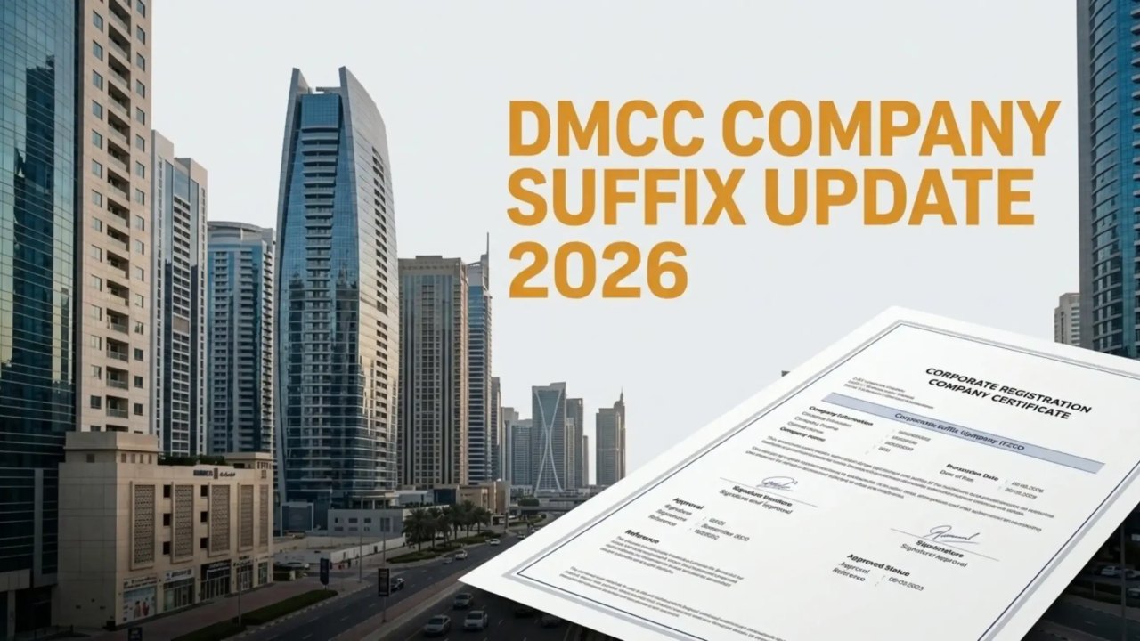 DMCC Company Suffix Update 2026: DMCC to FZCO