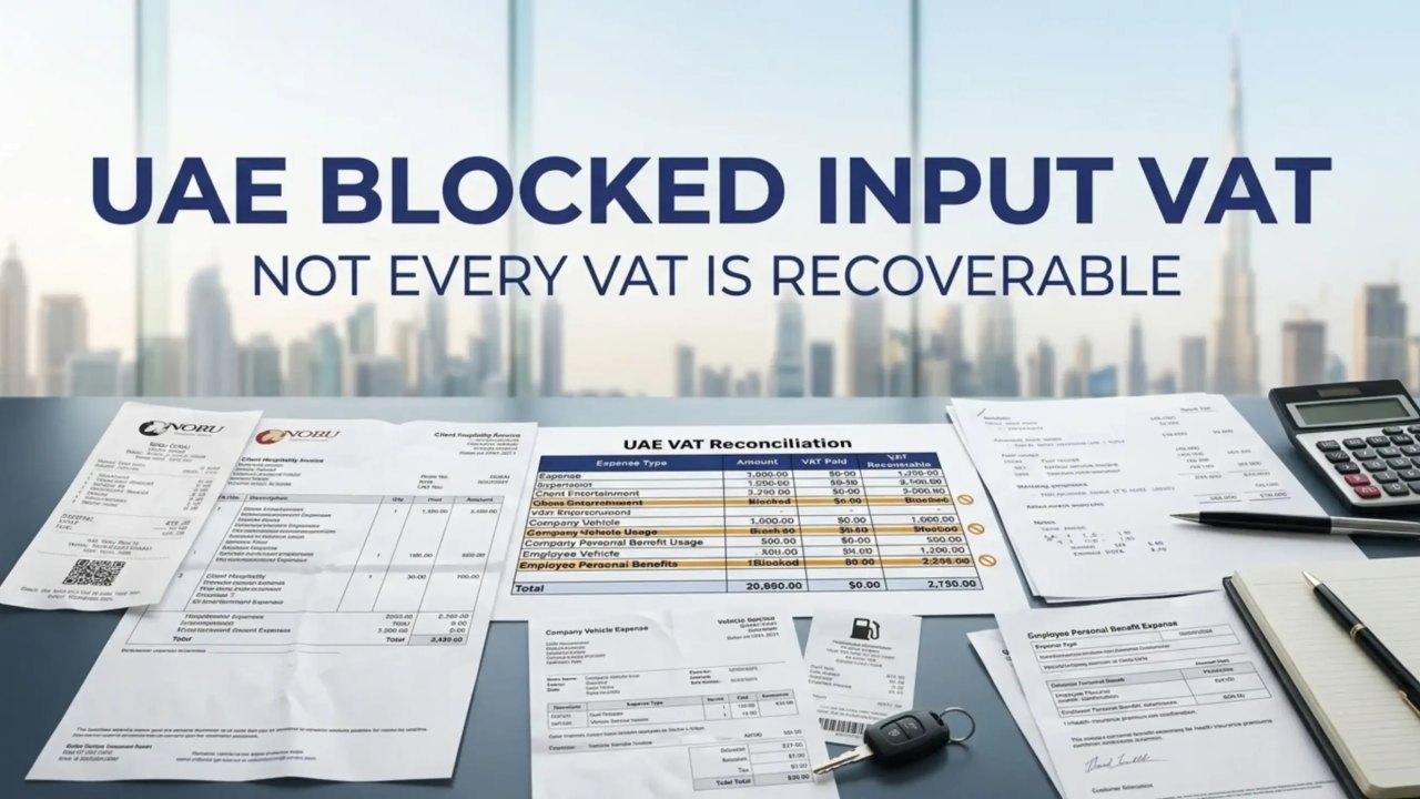 UAE Blocked Input VAT