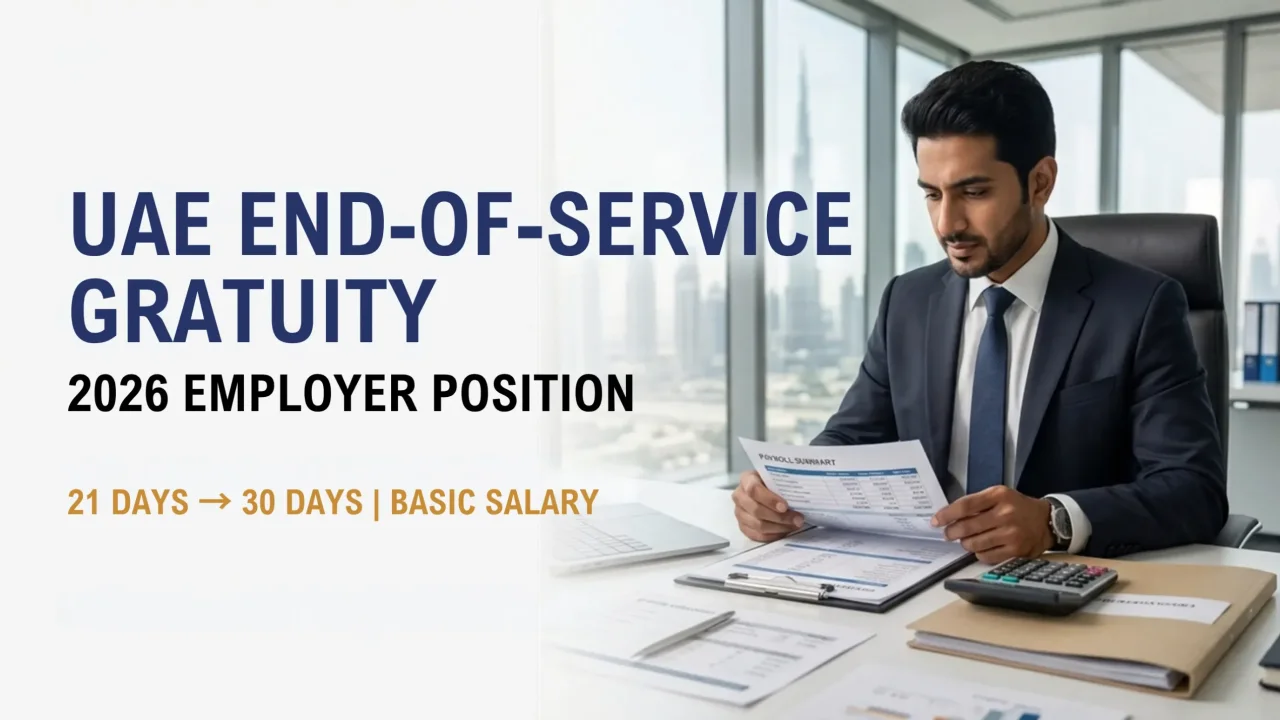UAE end-of-service gratuity