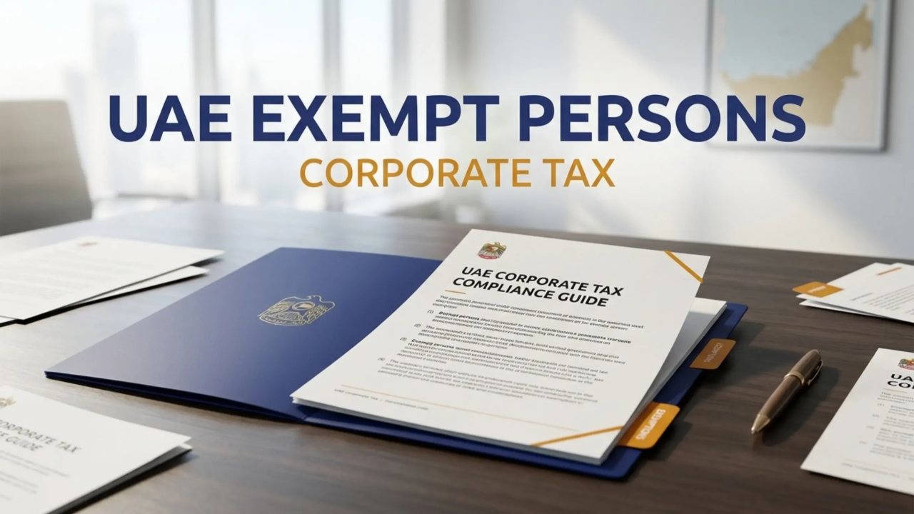 UAE Exempt Persons Corporate Tax