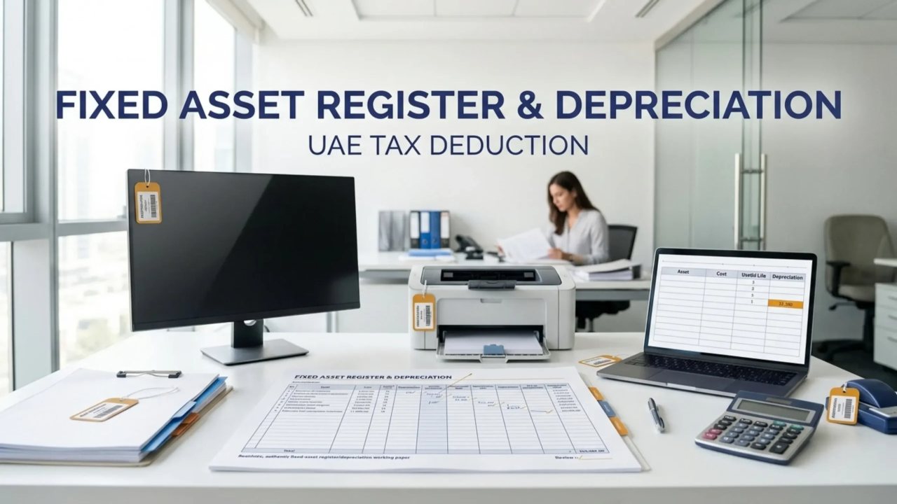 UAE Fixed Asset Register and Depreciation