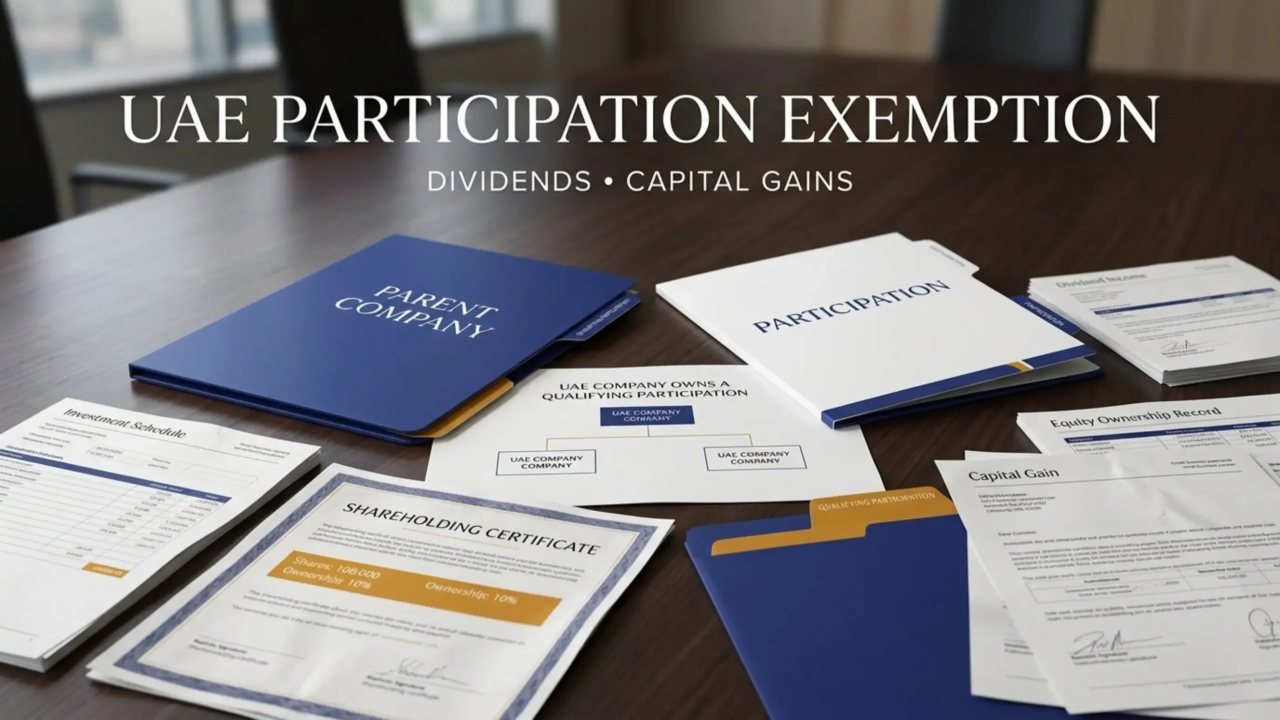 UAE Participation Exemption and Dividends