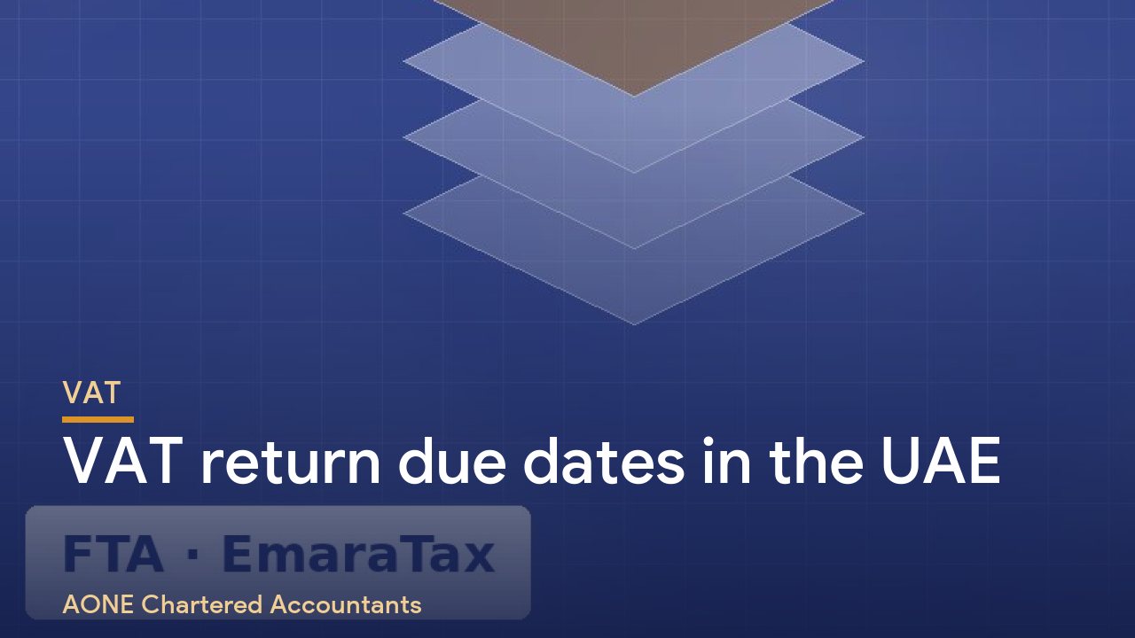 VAT Return Due Dates in the UAE