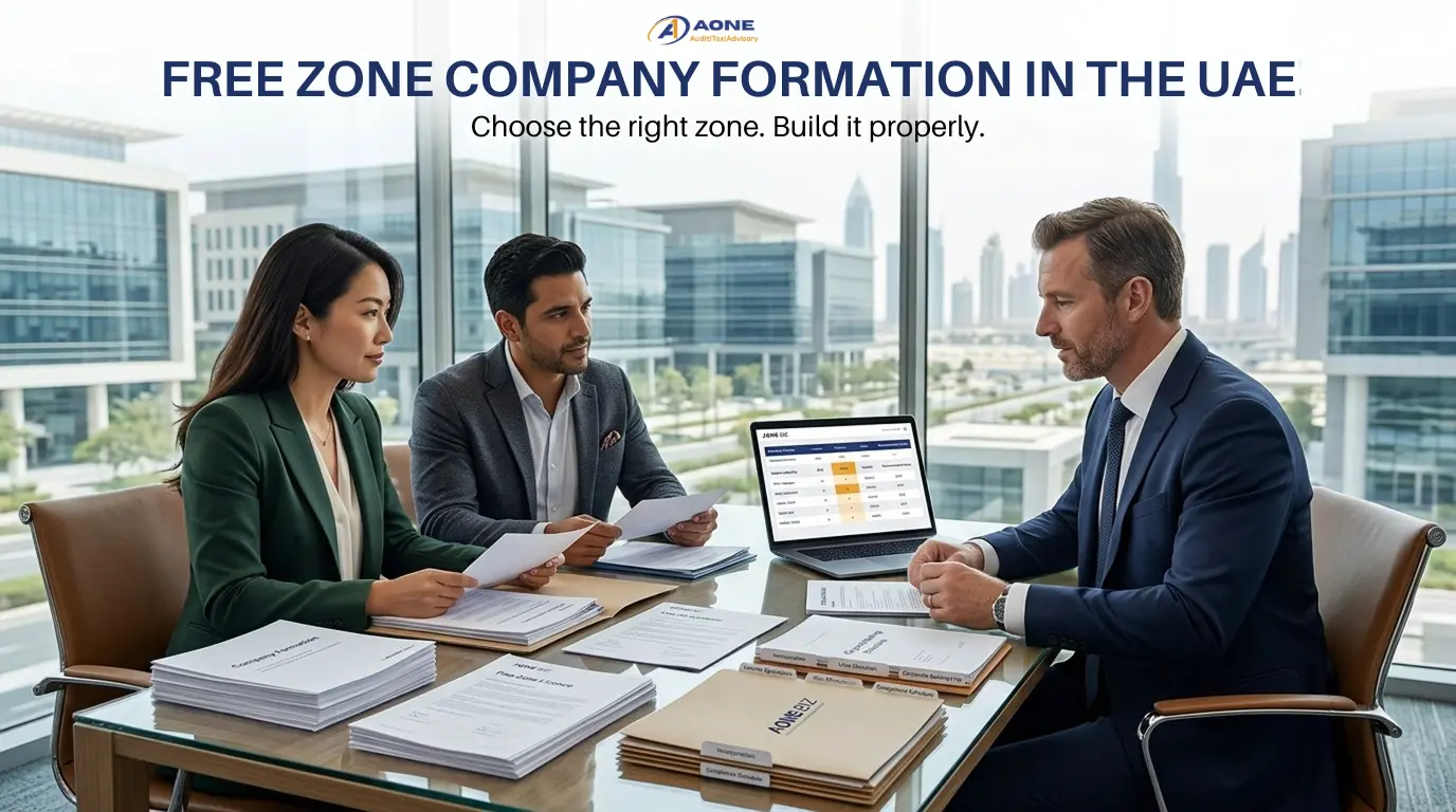 Free zone company formation in the UAE across the major Dubai, Sharjah and Northern Emirates zones